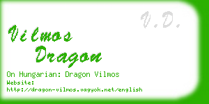 vilmos dragon business card